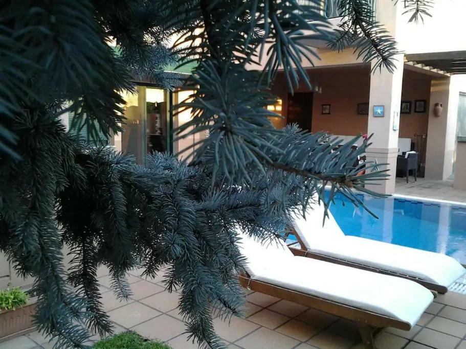 4-Seasons Pool Villa Near Meteora Tríkala Exterior foto