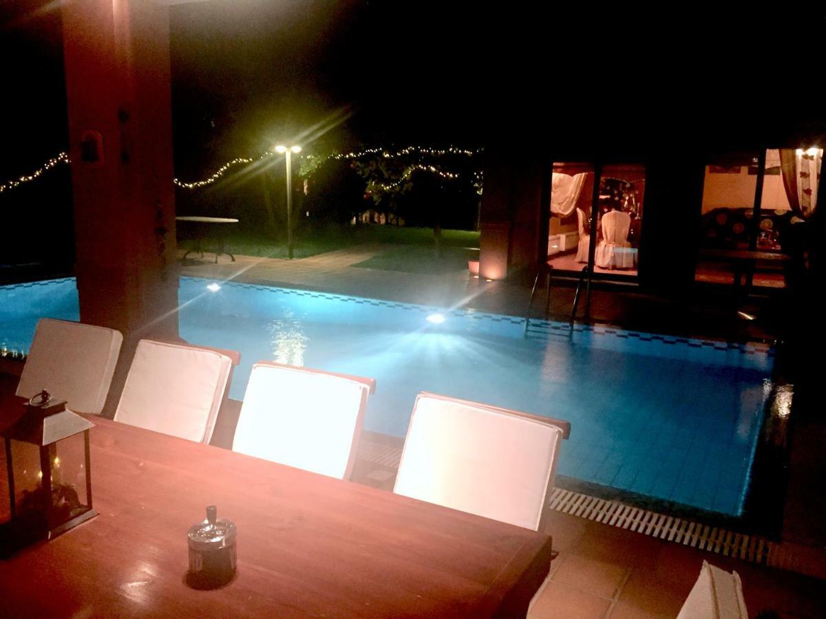 4-Seasons Pool Villa Near Meteora Tríkala Exterior foto