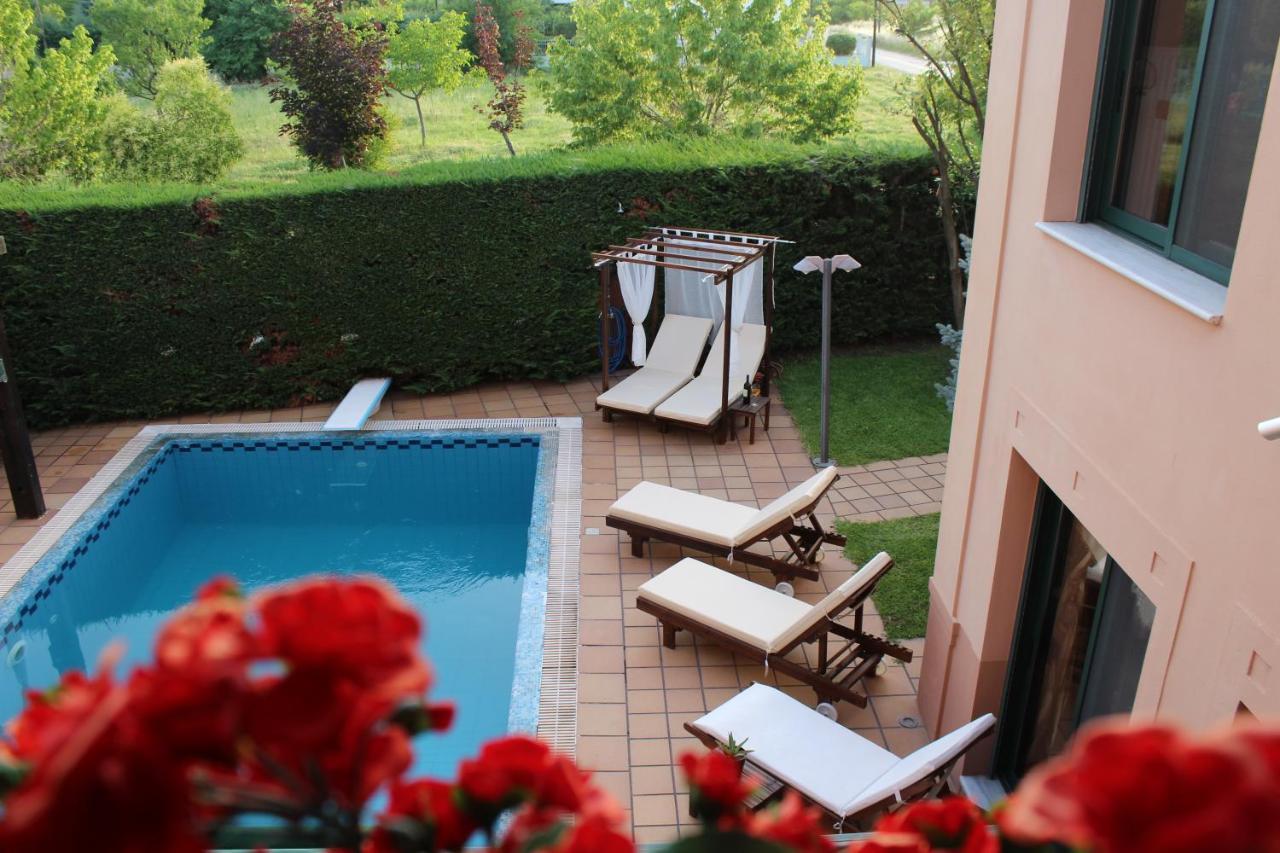 4-Seasons Pool Villa Near Meteora Tríkala Exterior foto